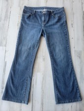 Banana Republic boot cut Women's Size  14 waist 36 inseam 29 Blue Jeans  