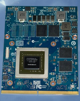 Dell GeForce GTX765M 2GB Video Card M17X R5 M18X R3 Alienware N14E-GE-B-A1 - Bild 1 von 4