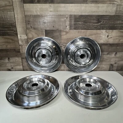 Cadillac Deville Series 62 Fleetwood 1954 1955 15" tapacubos juego de 4 Foto 1 de 4