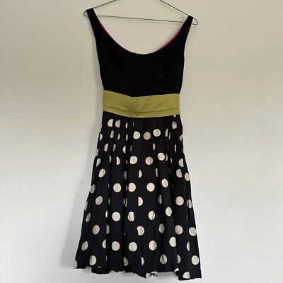 Vestido Corey Lynn Calter Cóctel Fiesta Noche Verano TALLA 2 Negro Foto 1 de 4