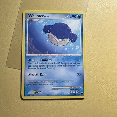 UNCOMMON WAILMER 58/106 GREAT ENCOUNTERS SET POKEMON CARD MP NON HOLO - Image 1 of 2