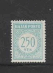 INDONESIA #J81 1958 250s POSTAGE DUE MINT VF NH O.G - Picture 1 of 1