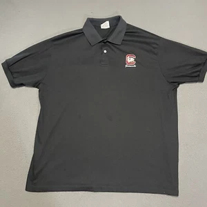 Vintage University of South Carolina Shirt XXL Black Made in USA Embroidered 90s - Picture 1 of 5