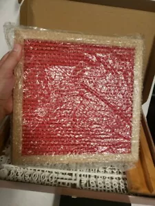 Casetta Casale Natalizia 10" FELTRO Rosso Legno LETTERABOARD REVERSIBILE Legni Vintage - Foto 1 di 6