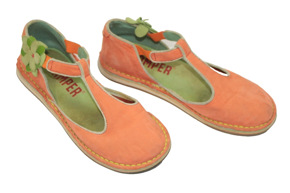 CAMPER Mujer Zapatos Talla 6 Europa 36 Cuero Negro S9203 Foto 1 de 4