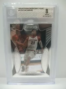 RUI HACHIMURA 2019-20 Panini Prizm DP #10 BGS NM-MT 8 RC Wizards - Picture 1 of 1