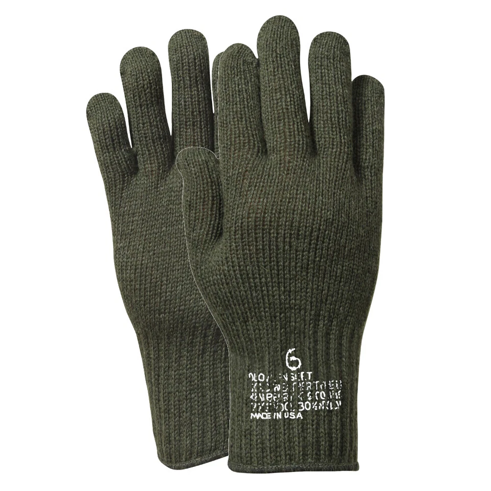 Estampado militar de lana/nylon Rothco 8418 G.I. Forros para guantes Foto 1 de 2
