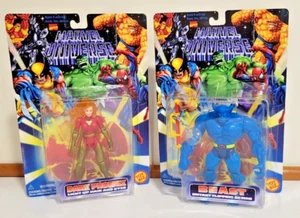 Lot of 2 Marvel Universe X-Men Beast and Dark Phoenix Toy Biz 1996 MOC - Picture 1 of 13