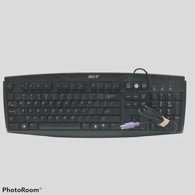  Acer Model SK-1688 USB 2.0 Slim volume control Wired Keyboard - Black - Image 1 of 2