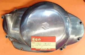 NOS Suzuki T350 Rebel Clutch Cover 1971 11341-18600 Vintage COVER, CRANKCASE RH - Picture 1 of 2