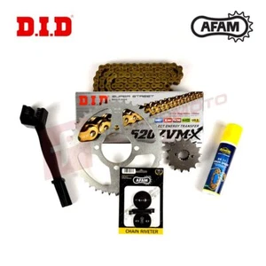 DID AFAM ZVMX Upgrade Chain and Sprocket Kit Moto Morini 1200 Scrambler 08-16 - Picture 1 of 2