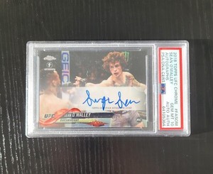 2018 Topps UFC Chrome Sean O'Malley rookie auto refractor PSA 10 CHAMPION SUGA🔥