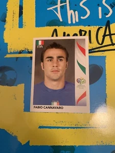 2006 Panini Calciatori Germany WC Stickers New Cannavaro N 324 Italia MINT - Foto 1 di 2
