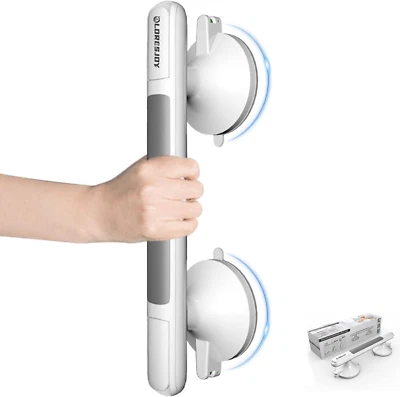 Maniglia per Doccia Con Ventosa, Maniglione Di Sostegno per Bagno Senza Foratura - Immagine 1 di 4