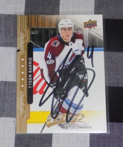 Tyson Barrie Signed Upper Deck MVP Hockey Card Colorado Avalanche - Picture 1 of 1