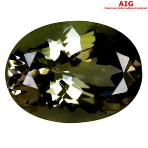 2.01 ct AIG Certified Eye-opening Oval Shape (9 x 7 mm) Blue Yellow Tanzanite - Picture 1 of 3