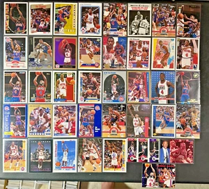 JOE DUMARS ~ 40x NBA Card Lot w/Inserts [DETROIT PISTONS] HOF - Picture 1 of 6