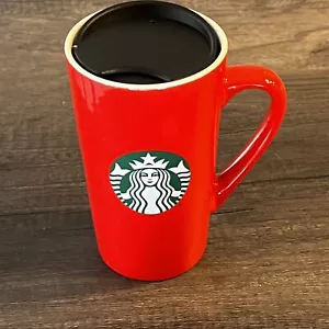Starbucks 2020 Keramik groß rot Kaffee Tee Becher grüne Sirene Tasse Valentinstag Geschenk - Bild 1 von 9