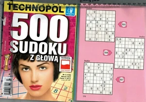 Sudoku 500 marzec 2024 Polish Crosswords in Polish - Picture 1 of 1