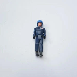 Vintage 70's Matchbox LESNEY Mac Mobile Action Command Police 3" Blue Figure - Picture 1 of 2