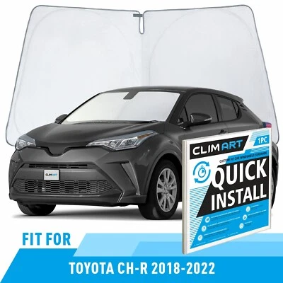 Protector Solar Cubierta Coche Auto Parabrisas Parasol para Toyota C-HR 2018-2022 Foto 1 de 4
