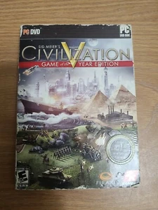 Sid Meier's Civilization V 5 Edición Juego del Año PC GOTY XP/Vista/7/8/10 - Imagen 1 de 7