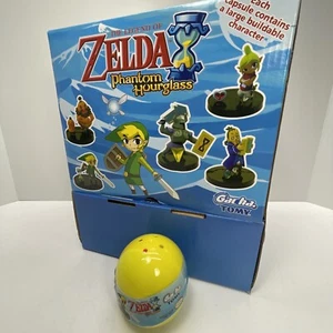 2011 Zelda Phantom Hourglass Tomy Gacha Figure Capsule & Empty Store Display Box - Picture 1 of 12