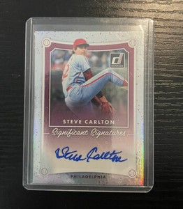 2017 Steve Carlton Donruss Baseball Autograph Phillies
