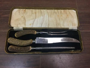 Vintage Charles Barber and Co Firth Steel Carving Set - Bild 1 von 8