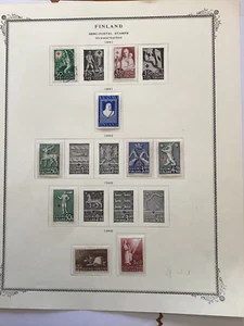 FINLAND 1939/40's selection on page Low start See pics & Desc LOT6 - Picture 1 of 1