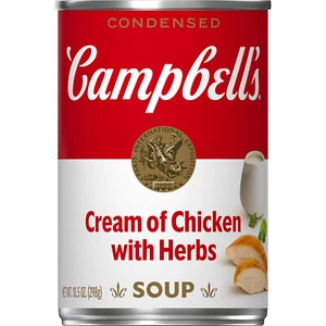Campbell's Condensed Cream of Chicken Soup with Herbs, 10.5 oz Can - Picture 1 of 1