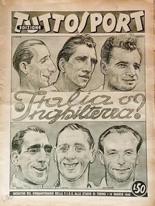 Zeitung - Tuttosport - 16. Mai 1948 - Italien oder England? - Bild 1 von 1
