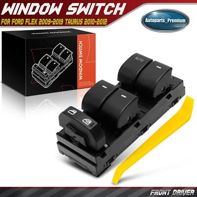Front Driver Left Side Window Switch for Ford Flex 2009-2019 Taurus 2010-2012 - Image 1 of 4