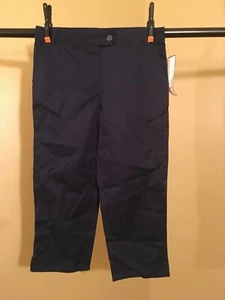 School Uniform Navy Capri George Girls' Size 12 - Picture 1 of 4