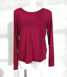 Halara Backless Crisscross Cut Out Yoga Sport Top Shirt Damen Größe L Burgund - Bild 1 von 10