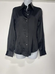 Dolce And Gabbana Black Silk Blouse Sz 38 (Read Description) - Picture 1 of 9