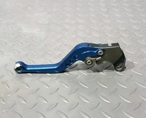 ♻️ Suzuki GSXR 600 SRAD 1996 - 2000 Clutch Lever Blue Adjustable ♻️ - Picture 1 of 10