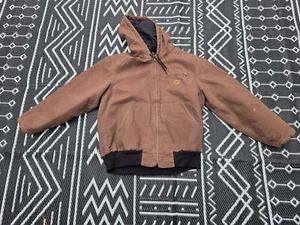 Carhartt  Jacket Men’s Large J227 CHT  Vintage Brown 90’s Workwear coat - Picture 1 of 12