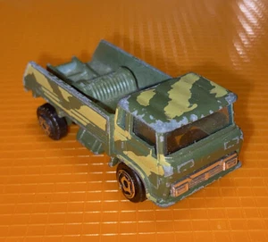 VINTAGE YATMING MILITARY ARMY CAMOUFLAGE LKW Tanker selten original altes Auto ++++ - Bild 1 von 7