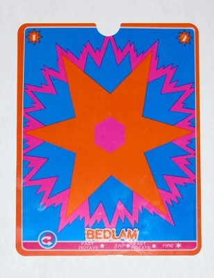 Vectrex Bedlam Overlay New Reproduction OEM Quality - Image 1 of 2
