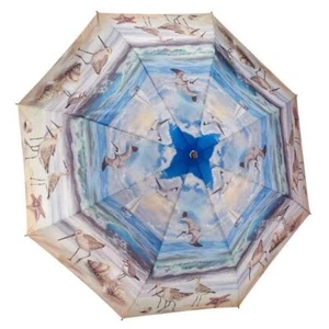 Galleria Enterprises Beach Scene Folding Umbrella - Picture 1 of 3