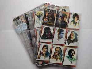 Juegos completos de cartas coleccionables Star Wars Galaxy Series 1 y 2 - Imagen 1 de 9