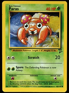 Pokemon TCG - Base Set 2 - Paras - 85/130 - Common - Regular LP/NM - Bild 1 von 2