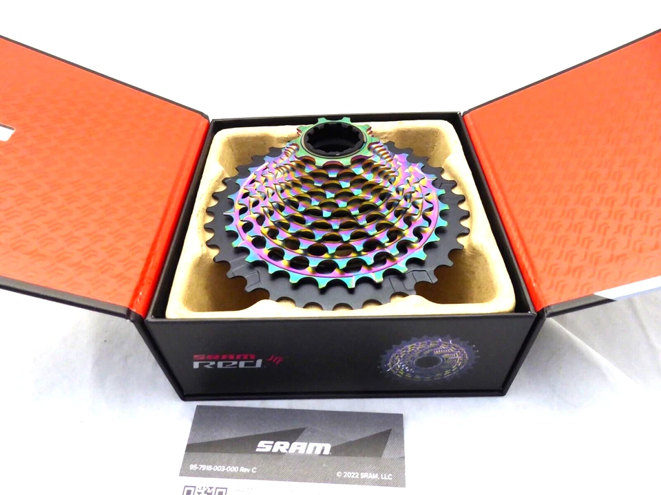 SRAM RED XG-1290 12-Speed Cassette Rainbow Lightweight E-Dome Technology