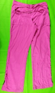 Grey's Anatomy pink women's elastic waist scrub bottoms size M - Picture 1 of 8