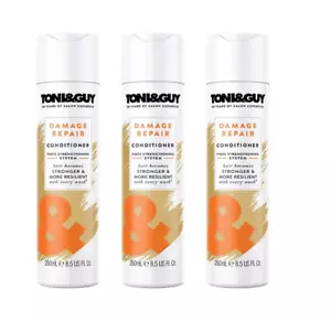 TONI & GUY 250ml Damage Repair Conditioner Stronger & More Resilient 3 & 6 Packs - Picture 1 of 8