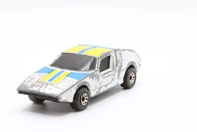 Matchbox Super GT BR 7/8 Siva Spyder Англия 1985 винтажный БЕЛЫЙ/ЖЕЛТЫЙ/СИНИЙ G T - Изображение 1 из 4