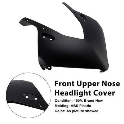 Front Nose Headlight Panel Cover Fairing For Honda CBR650R 2024-2025 Black - Image 1 of 4