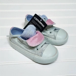 NWT Converse Chuck Taylor All Star Low Double Tongue Sneakers - Picture 1 of 10