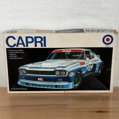 Lincoln-Mercury Capri "1/25 Scale" Entex Model Kit - Pre-Owned - Image 1 of 4